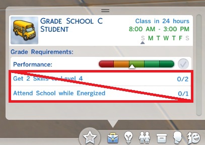  Mod The Sims: No Goals Needed For School by ReubenHood