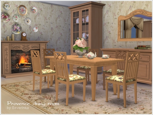  The Sims Resource: Provence dining room by Severinka