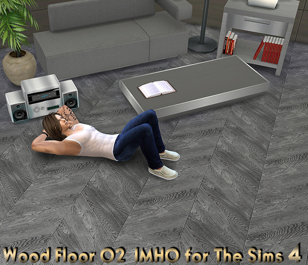  IMHO Sims 4: Wood Floor 02 The Sims 4 by IMHO