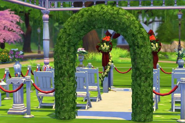  Blackys Sims 4 Zoo: Wedding garden