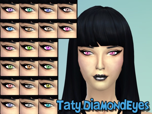 The Sims Resource: Diamond Eyes by Taty