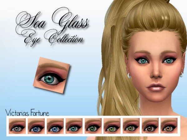  The Sims Resource: Sea Glass Eye Collection by Fortunecookie1