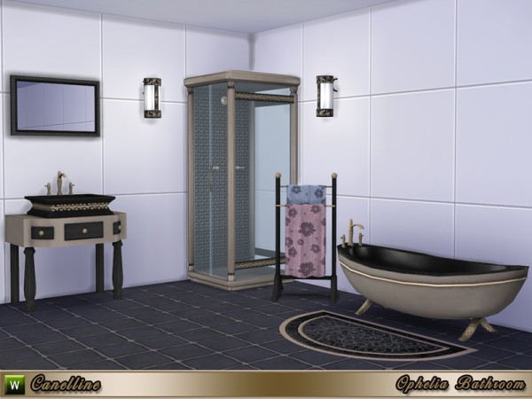  The Sims Resource: Ophelia Bathroom by Canelline