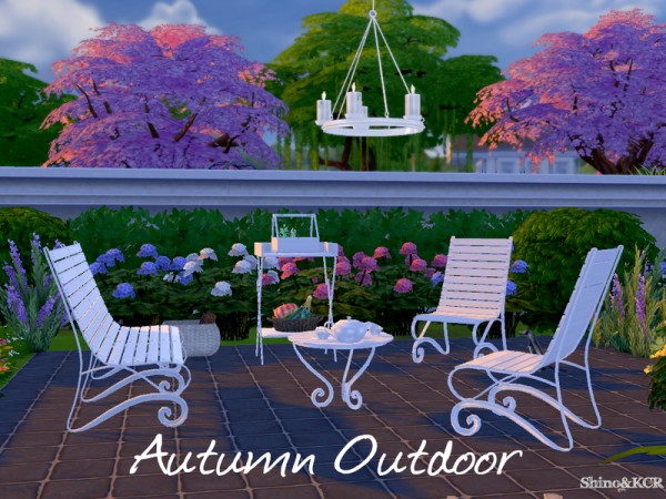  The Sims Resource: Autumn Outdoor by ShinoKCR