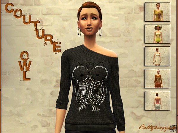  The Sims Resource: Couture Owl by Bettyboopjade