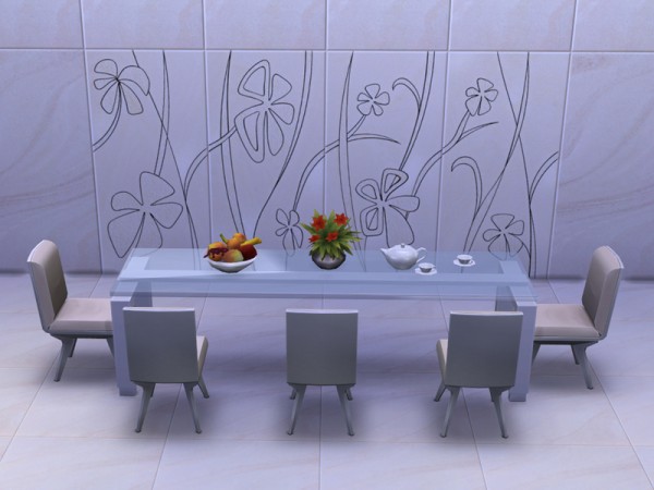  The Sims Resource: Stone flowers by Hanagatami