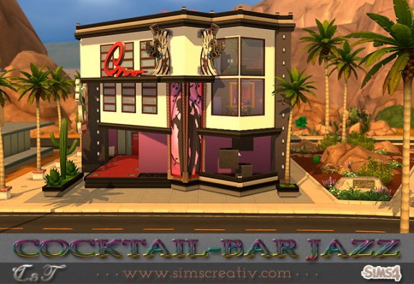 Sims Creativ: Cocktail bar Jazz by Tanitas8