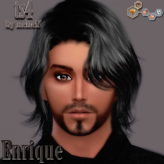 Sims Creativ: Enrique by HelleN