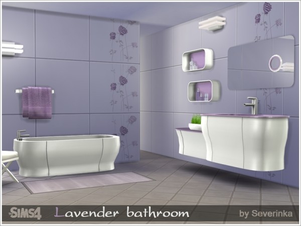  Sims by Severinka: Lavender bathroom by Severinka