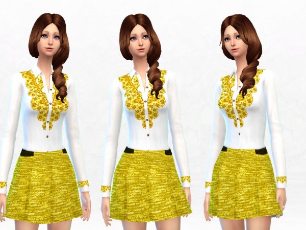 The Sims Resource: Pretty Girls dress by Sakura Phan