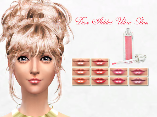  The Sims Resource: Dior Addict Ultra Gloss by Sakura Phan