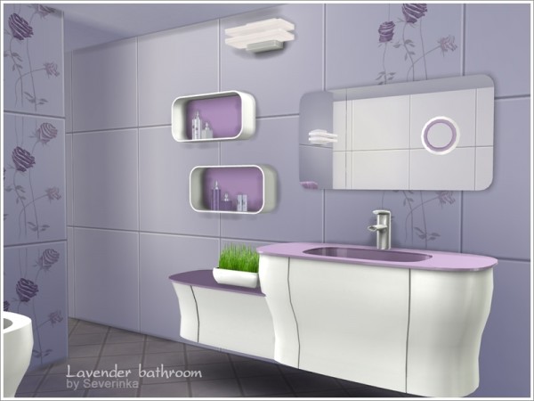  Sims by Severinka: Lavender bathroom by Severinka