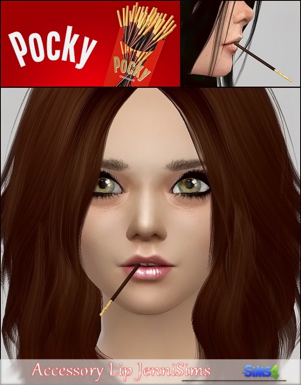  Jenni Sims: New Mesh   Accessory Lip Pocky