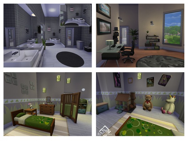  The Sims Resource: Modern Red Sun by Devirose