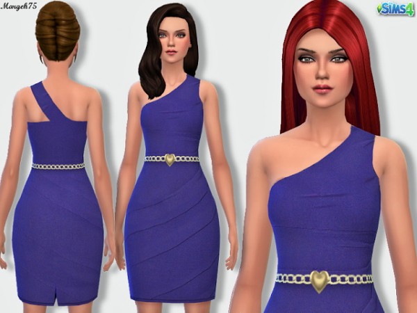  Sims 3 Addictions: One Shoulder Dress by Margies Sims
