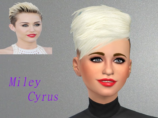  The Sims Resource: Miley Cyrus by Neissy