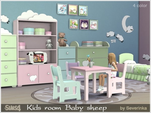  Sims by Severinka: Kids room Baby sheep