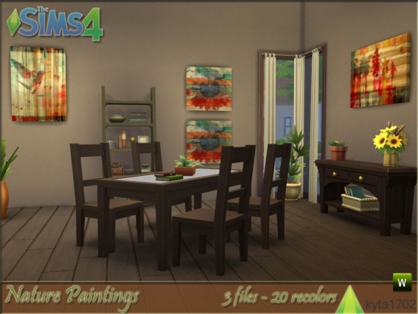  The Sims Resource: Nature Painting set by Kyta1702