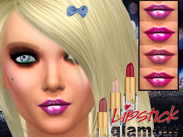  The Sims Resource: Lipstick Glamour by Pinkzombiecupcake