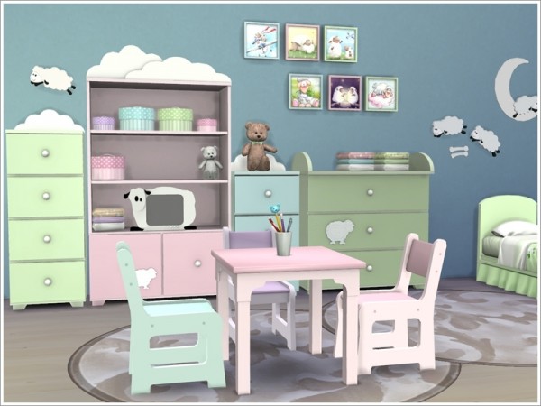  Sims by Severinka: Kids room Baby sheep