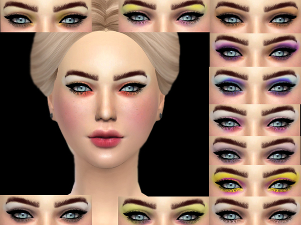  The Sims Resource: Bold eyeshadow by foufouchouchou