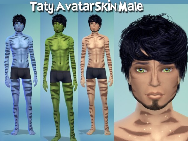  The Sims Resource: Avatar Skin by Taty