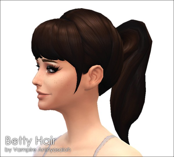  Mod The Sims: Betty Hair new mesh by Vampire aninyosaloh
