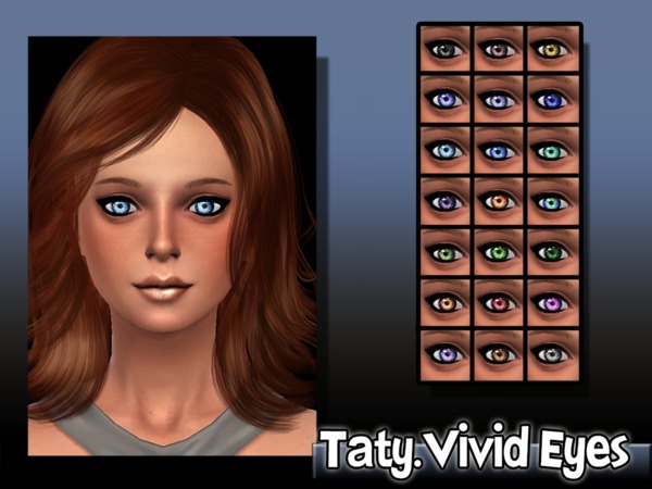  The Sims Resource: Vivid Eyes by Taty