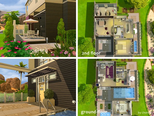  The Sims Resource: Lily Abode residential house by Lhonna
