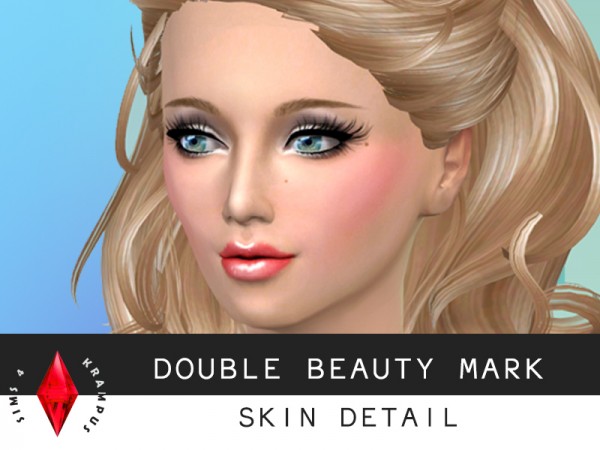  The Sims Resource: Double Beauty Mark Skin Detail by SIms4 Krampus