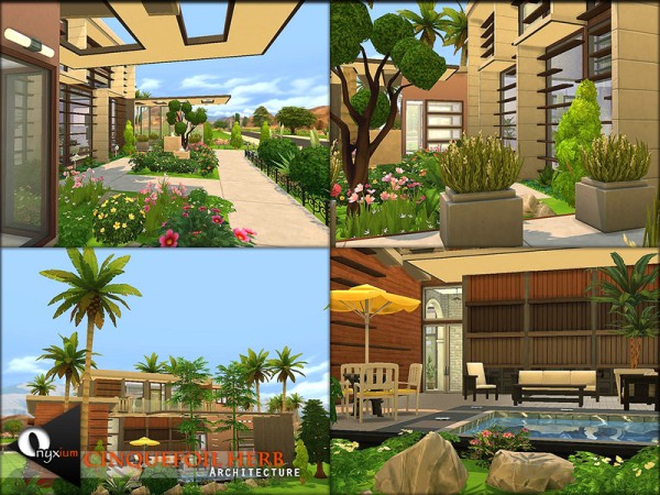  The Sims Resource: Cinquefoil Herb residential house by Onyxium