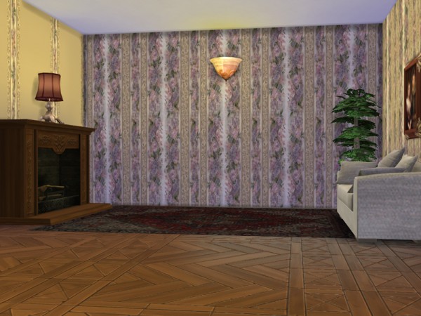  The Sims Resource: Wallpaper gold by Danuta720