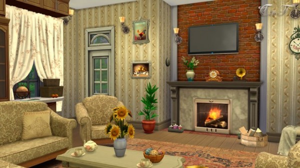  Sims Creativ: Fireside by Tanitas8