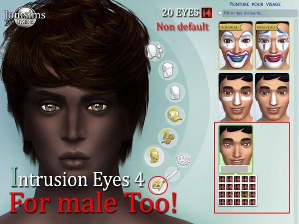  The Sims Resource: Intrusion eyes set 4 by JOmsims