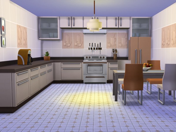  The Sims Resource: Tiles Kitchen by Danuta720