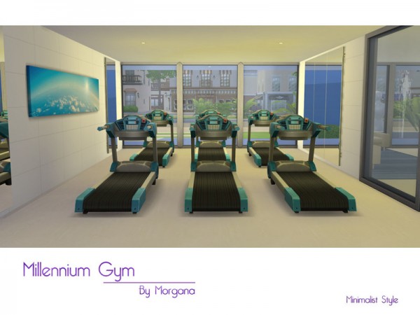  The Sims Resource: Millennium Gym by Morgana14