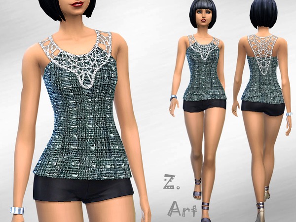  The Sims Resource: Partytime  outfit by Zuckerschnute20