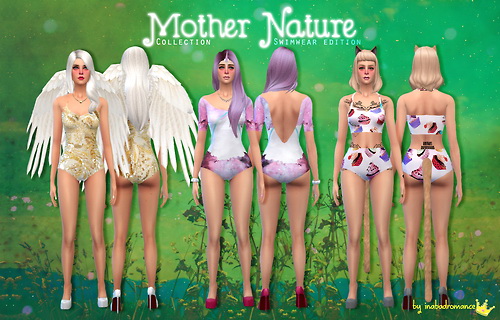  In a bad romance: Mother nature collection swimwear