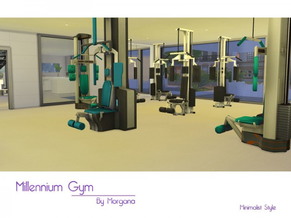  The Sims Resource: Millennium Gym by Morgana14