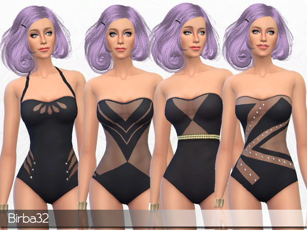  The Sims Resource: Swimsuit Elegance by Birba32