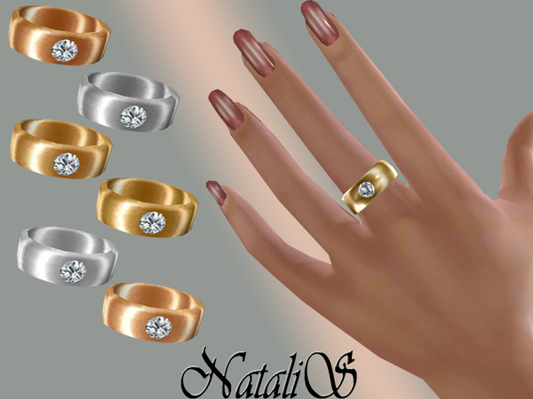  The Sims Resource: Ring with crystal by NataliS