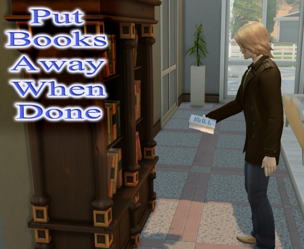  Mod The Sims: Put Books Away Mod by scumbumbo