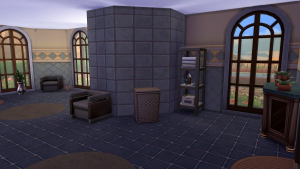  Mod The Sims: The Royals   large Villa with Pool by Una