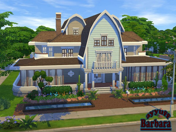  The Sims Resource: Barbara residential house by Ayyuff