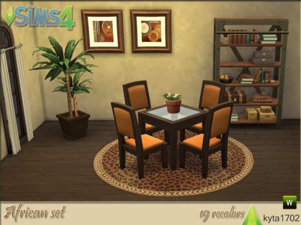  The Sims Resource: African set carpets by Kyta1702