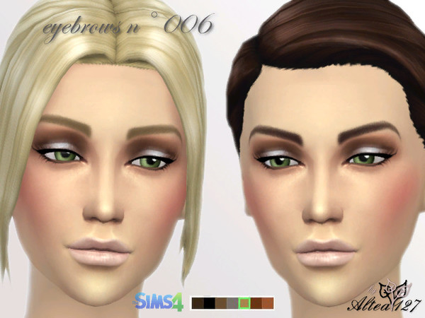  The Sims Resource: Eyebrows 006 by Altea127