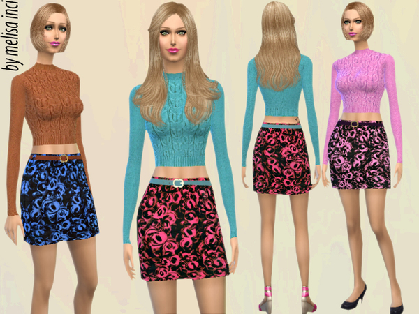  The Sims Resource: Two Piece Dress by Melisa Inci