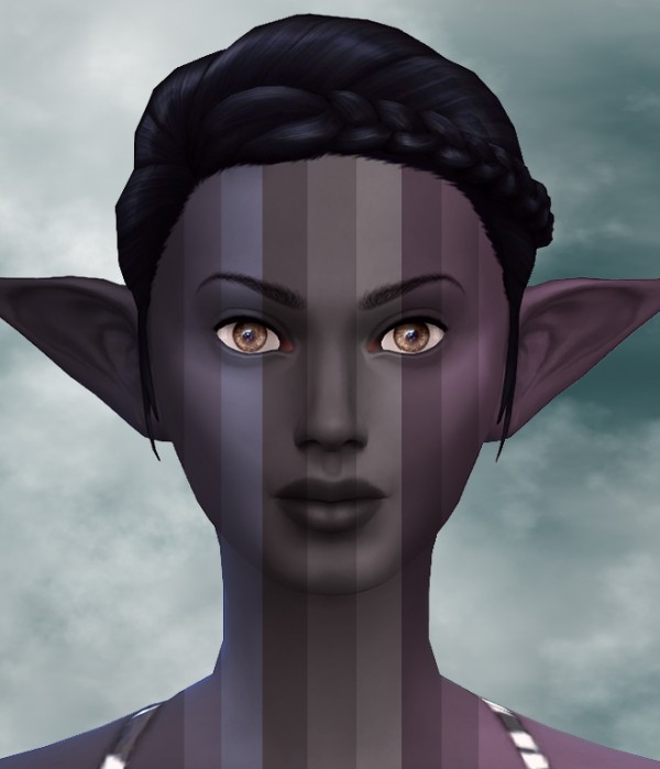  Mod The Sims: 9 Dark Elf Skintones by Notegain