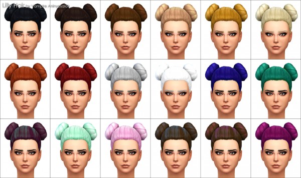  Mod The Sims: Lily hair by Vampire aninyosaloh