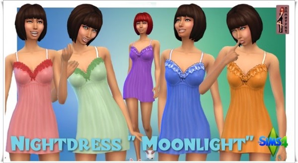  Annett`s Sims 4 Welt: Nightdress Moonlight